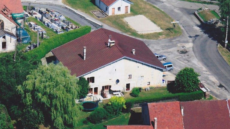 maison vue aérienne Gîte Source Miss Terre