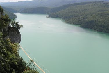 via ferrata lac de Vouglans